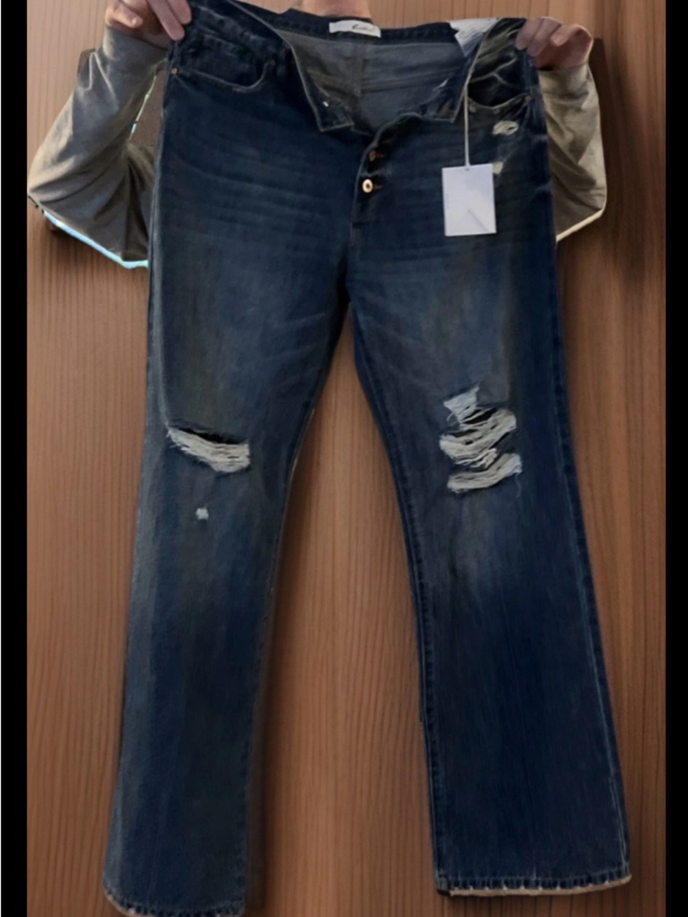 Kancan New Button Up Jeans 15/31 Wide Legged High Rise #457